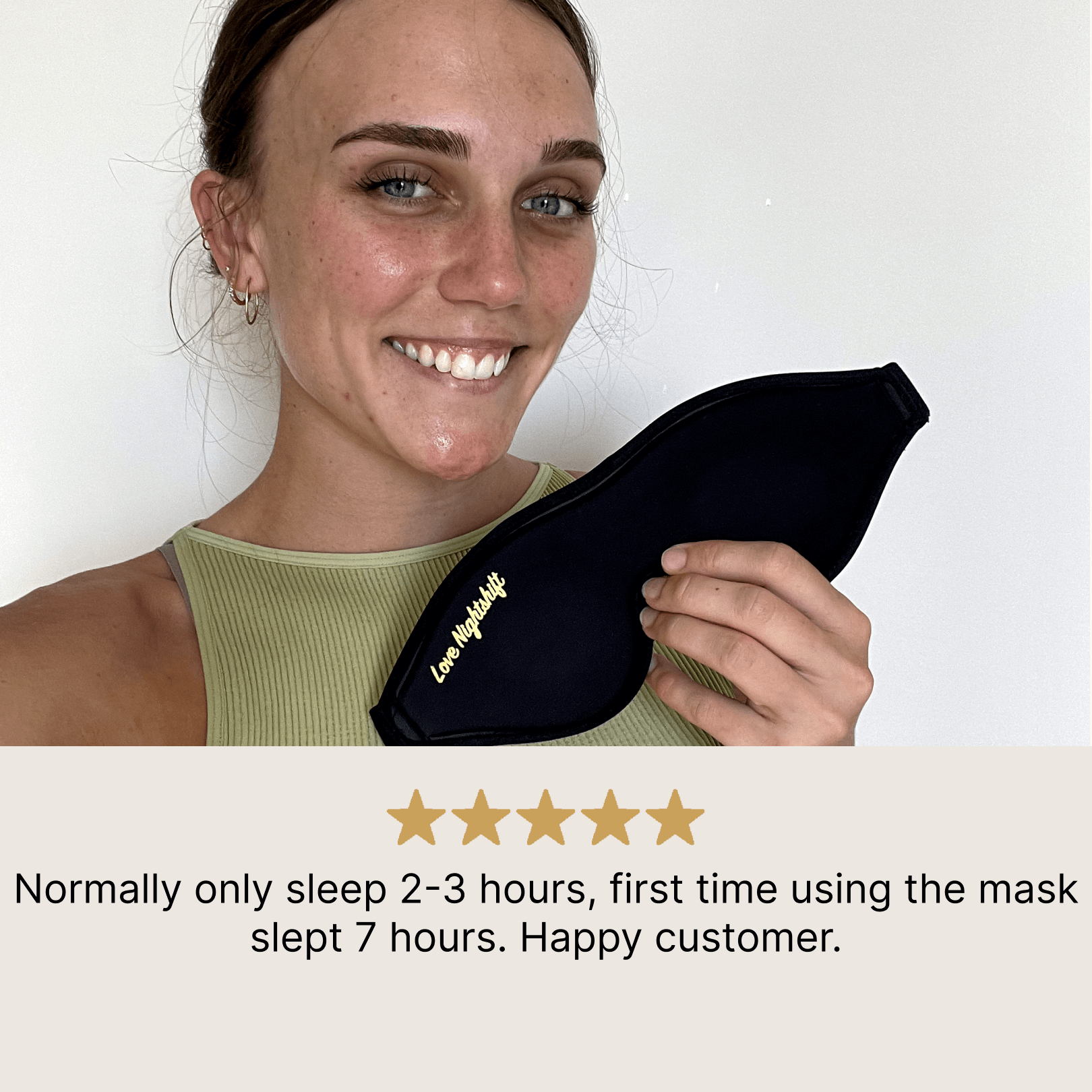 Premium Weighted Sleep Mask